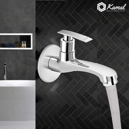 Vista Long Body Bib Tap (Full Brass) - by Kamal
