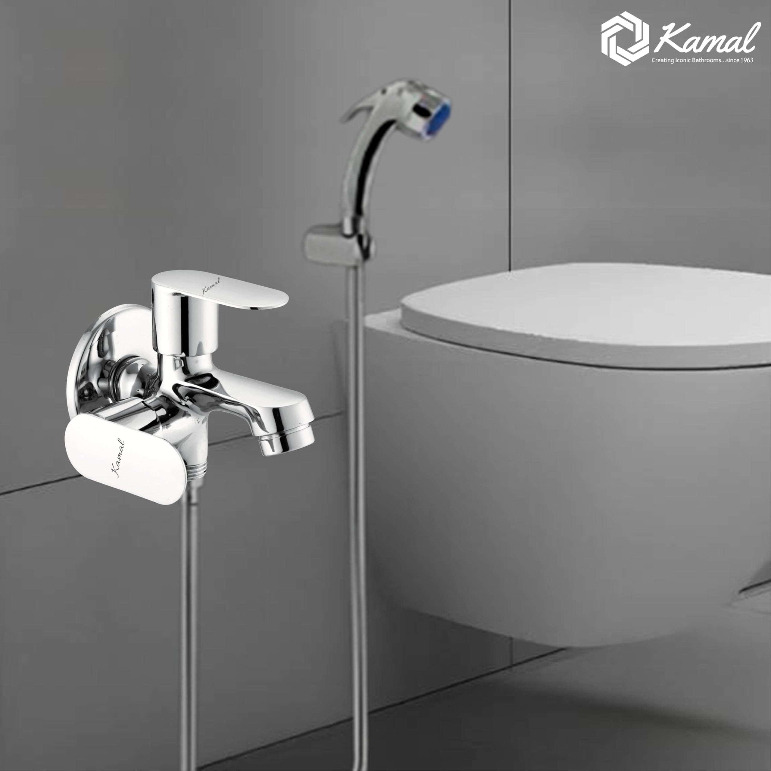Opal Elite Two Way Bib Tap (Full Brass) - by Kamal
