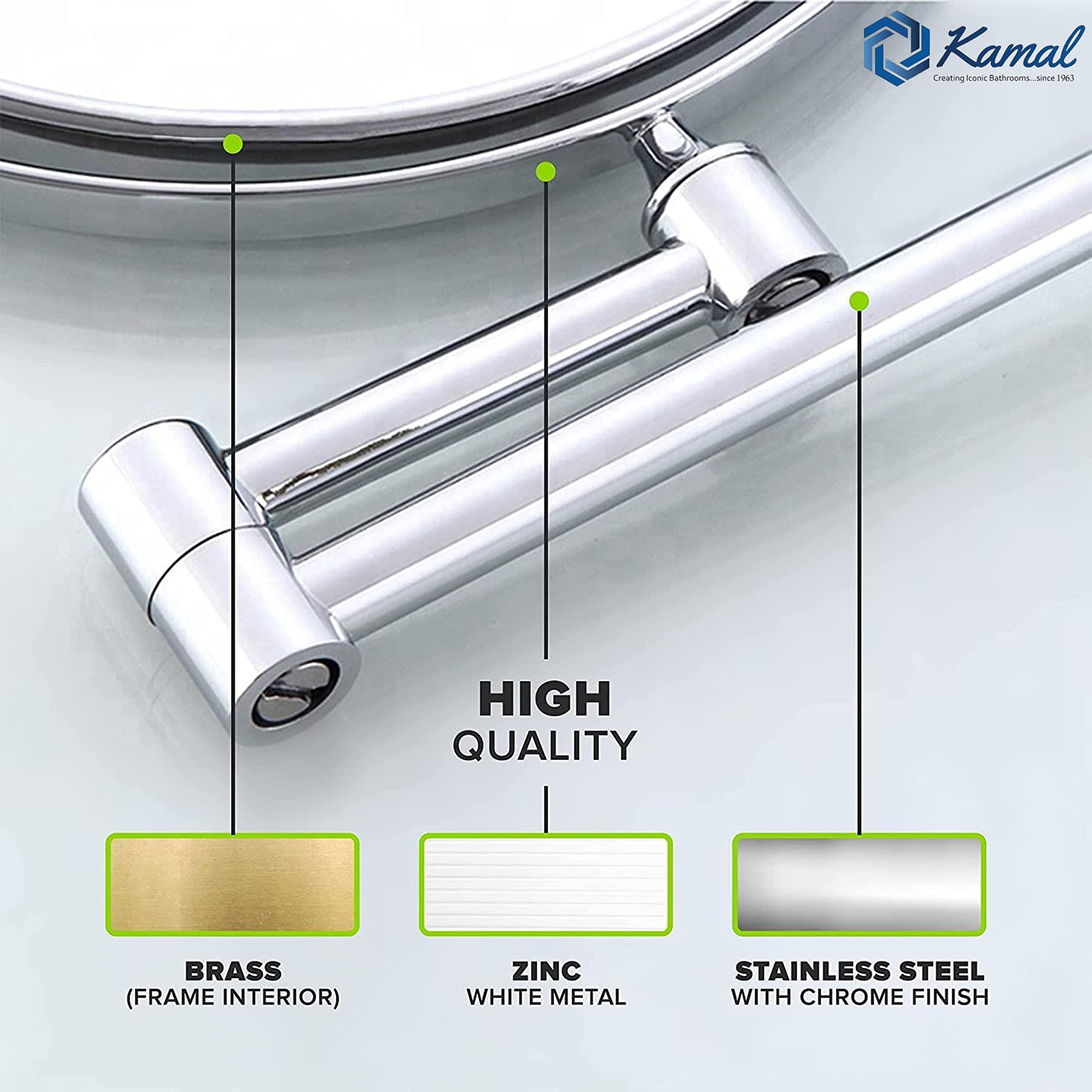 Adjustable Shaving Mirror - Kamal