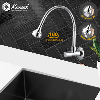 Elite Sink Spray Tab (Brass & SS Steel) - by Kamal