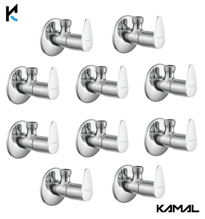 Vignette Full Brass Angle Cock Tap (Full Brass) - by Kamal