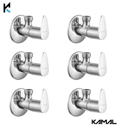 Vignette Full Brass Angle Cock Tap (Full Brass) - by Kamal