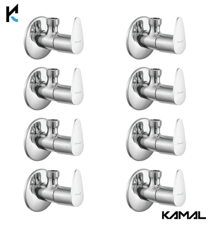 Vignette Full Brass Angle Cock Tap (Full Brass) - by Kamal
