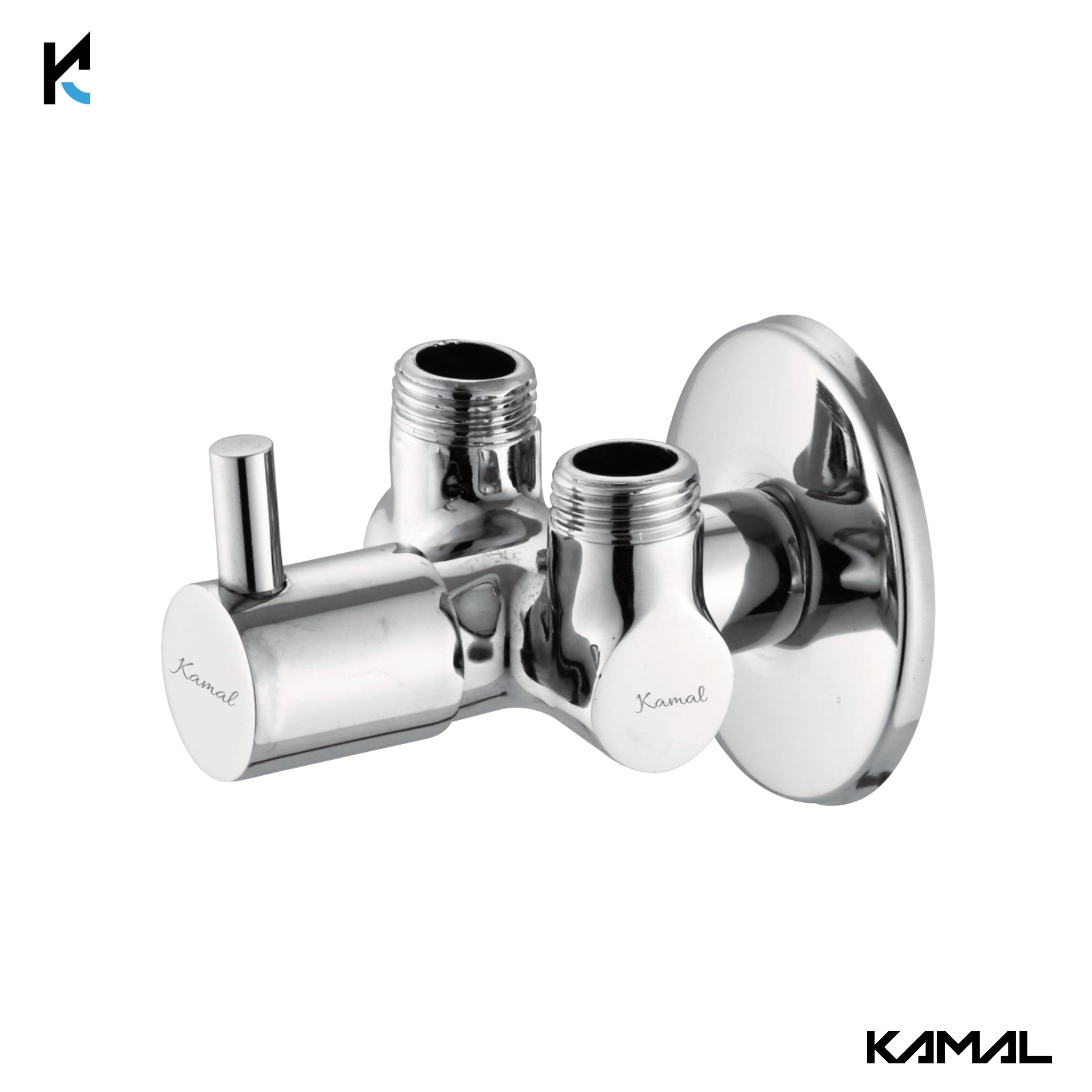 Two in one angle valve