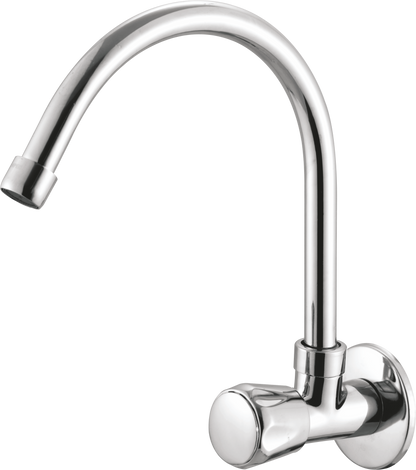 Full Brass 180° Swivel Spout Gooseneck Faucet - by Kamal
