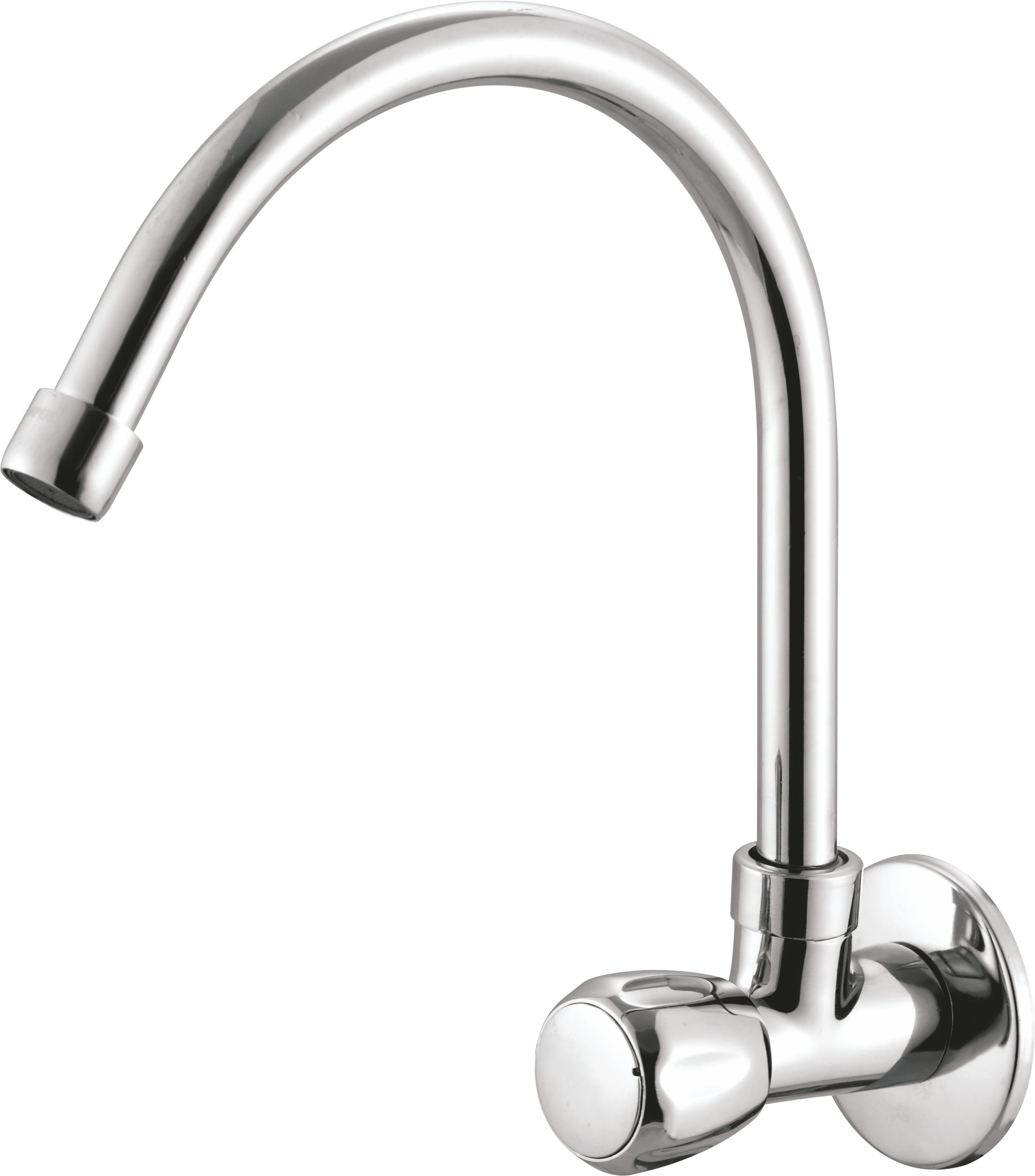 Full Brass 180° Swivel Spout Gooseneck Faucet - by Kamal