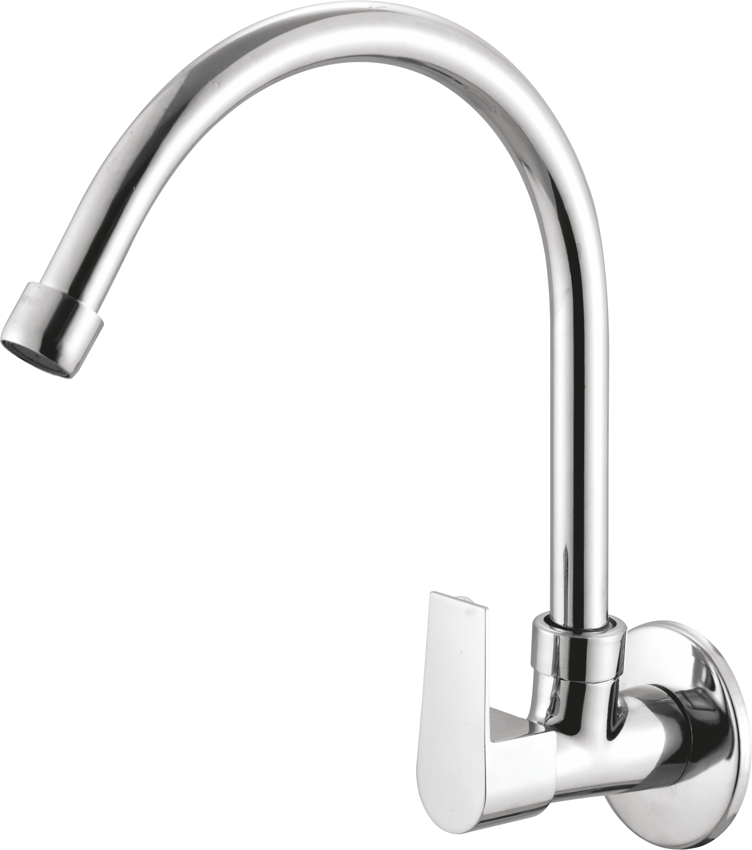 Full Brass 180° Swivel Spout Gooseneck Faucet - by Kamal
