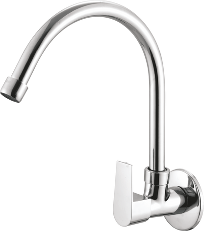 Full Brass 180° Swivel Spout Gooseneck Faucet - by Kamal