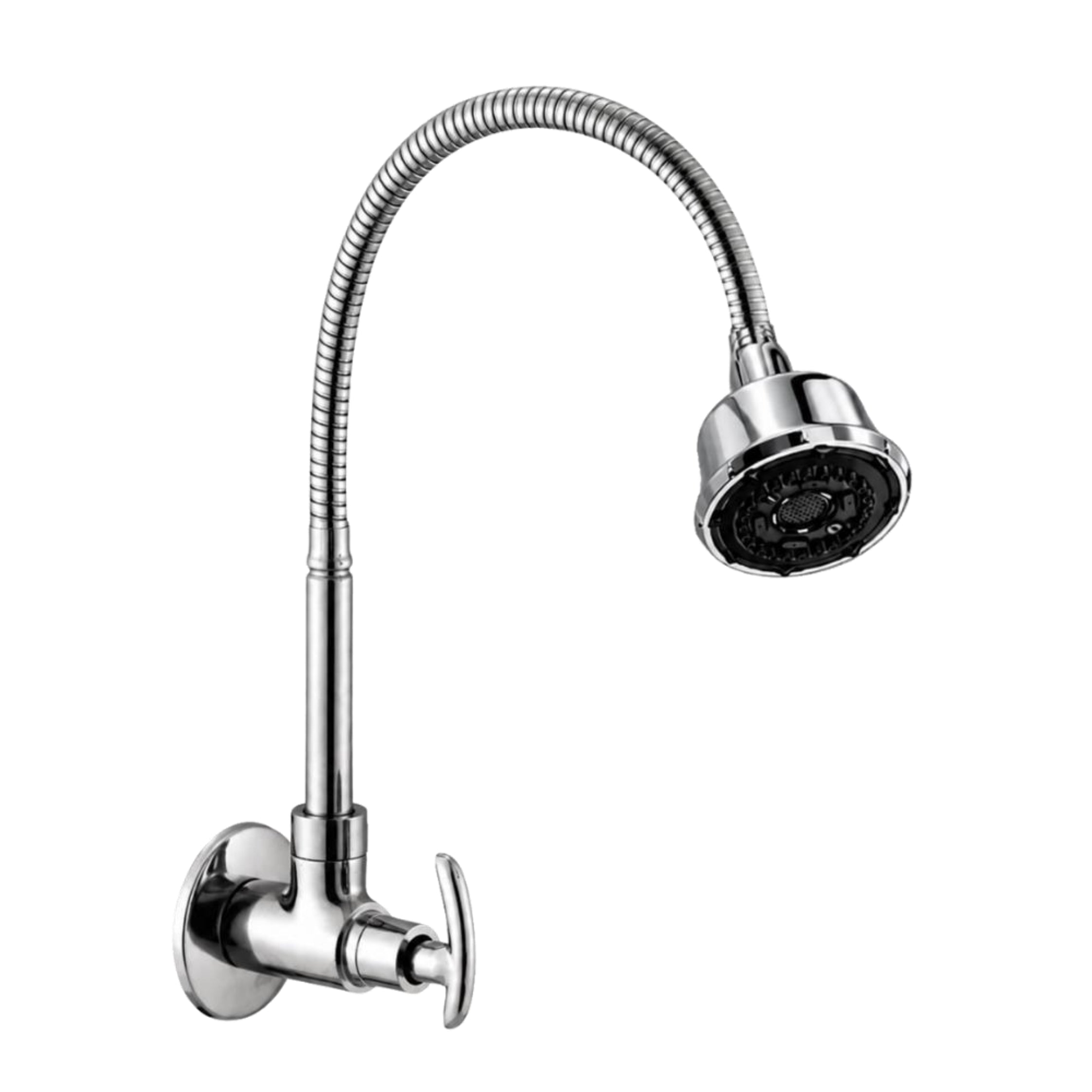 Alto Dual Flow Wall Mounted Sink Tap - by Kamal