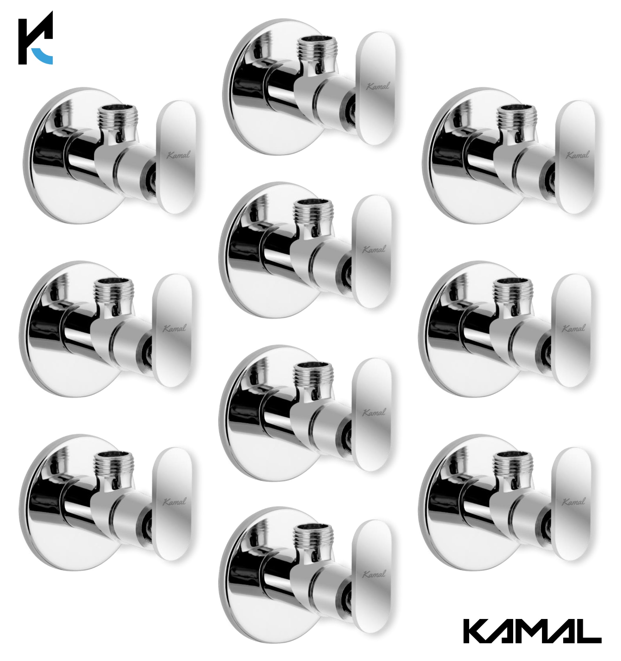Galaxy Angle Valve (Full Brass) - by Kamal
