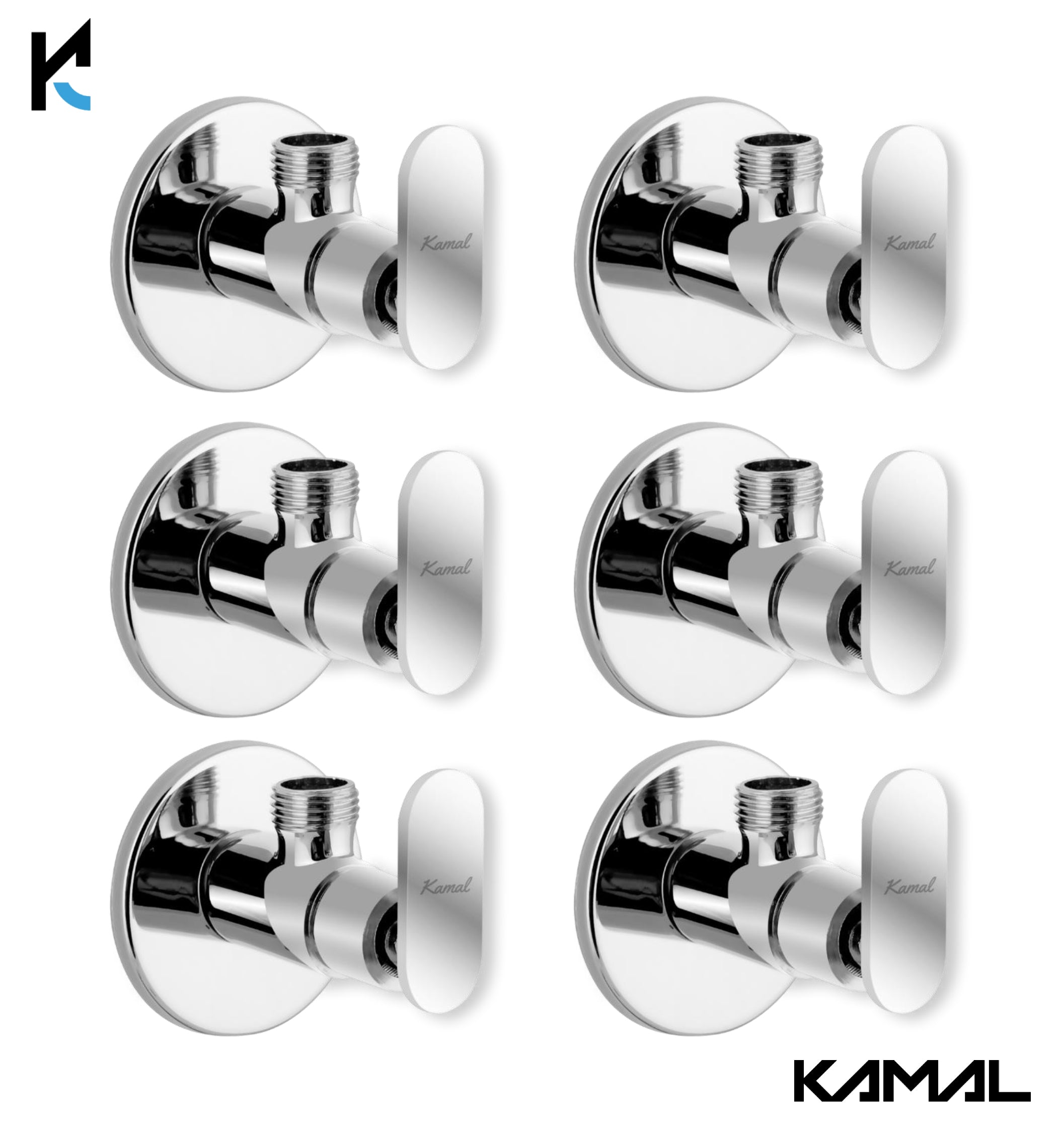 Galaxy Angle Valve (Full Brass) - by Kamal
