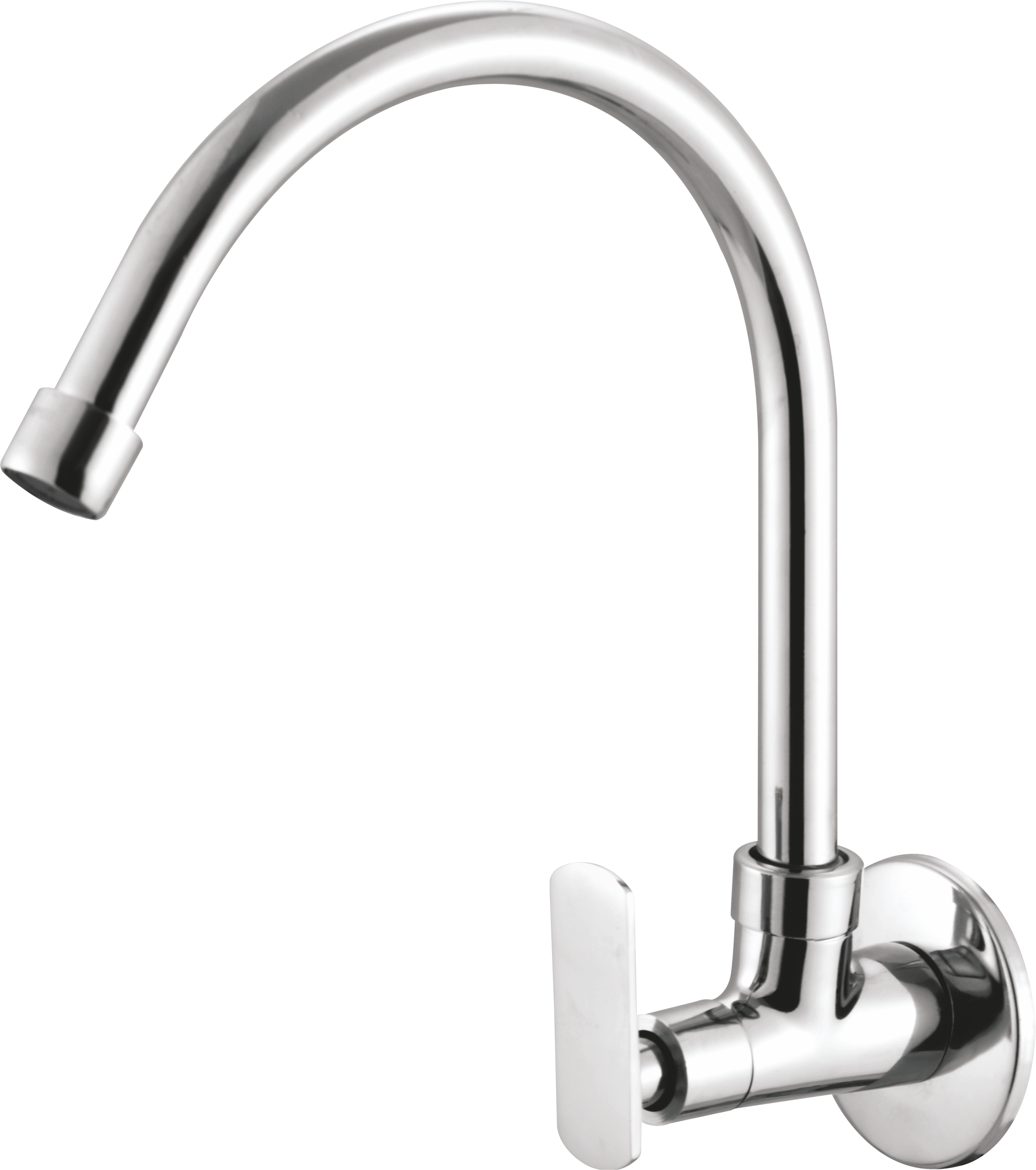 Full Brass 180° Swivel Spout Gooseneck Faucet - by Kamal