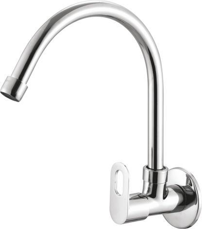 Full Brass 180° Swivel Spout Gooseneck Faucet - by Kamal