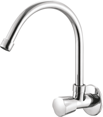 Full Brass 180° Swivel Spout Gooseneck Faucet - by Kamal