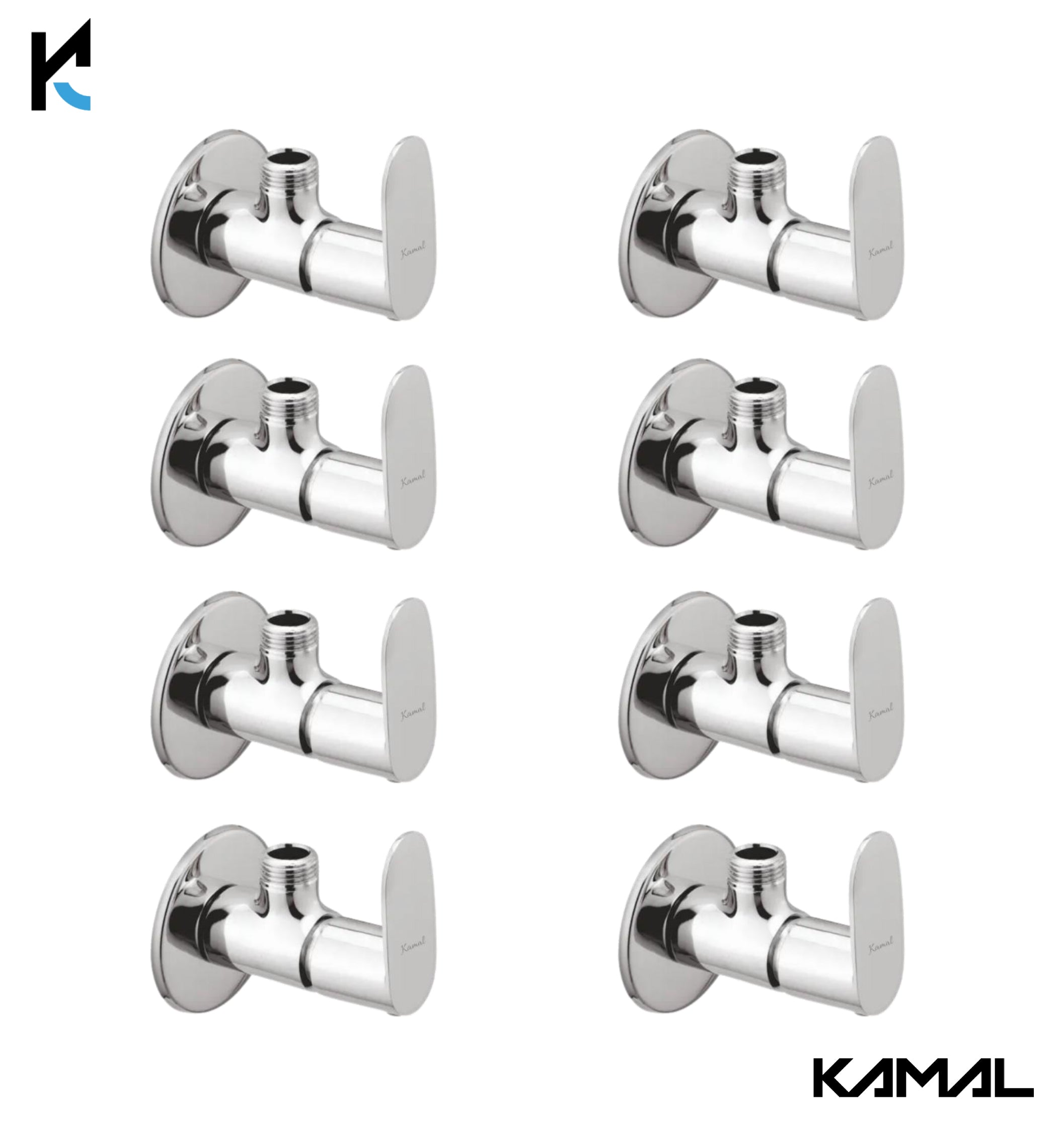 Opal Angle Valve (Full Brass) - by Kamal