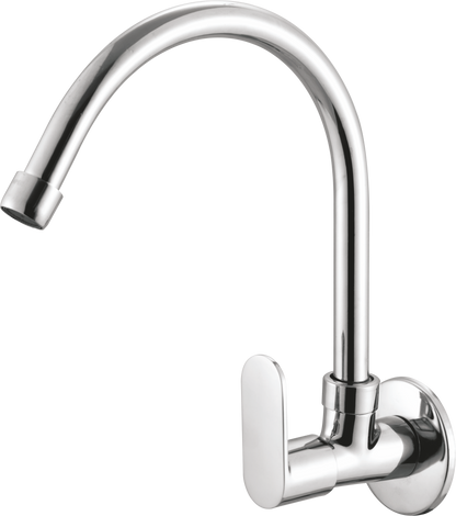 Full Brass 180° Swivel Spout Gooseneck Faucet - by Kamal