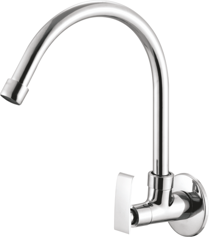 Full Brass 180° Swivel Spout Gooseneck Faucet - by Kamal