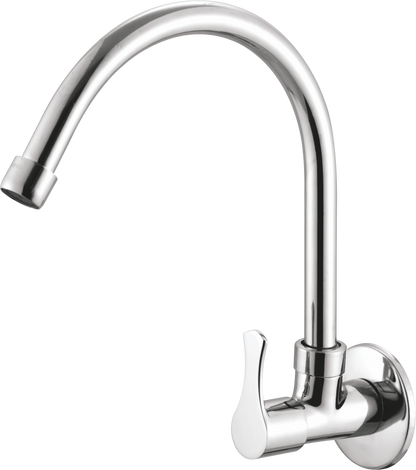 Full Brass 180° Swivel Spout Gooseneck Faucet - by Kamal