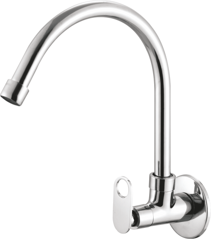 Full Brass 180° Swivel Spout Gooseneck Faucet - by Kamal