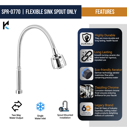 Dixy Flexible Sink Spray - by Kamal