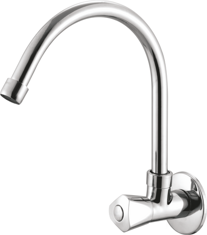 Full Brass 180° Swivel Spout Gooseneck Faucet - by Kamal