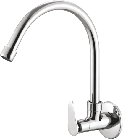 Full Brass 180° Swivel Spout Gooseneck Faucet - by Kamal