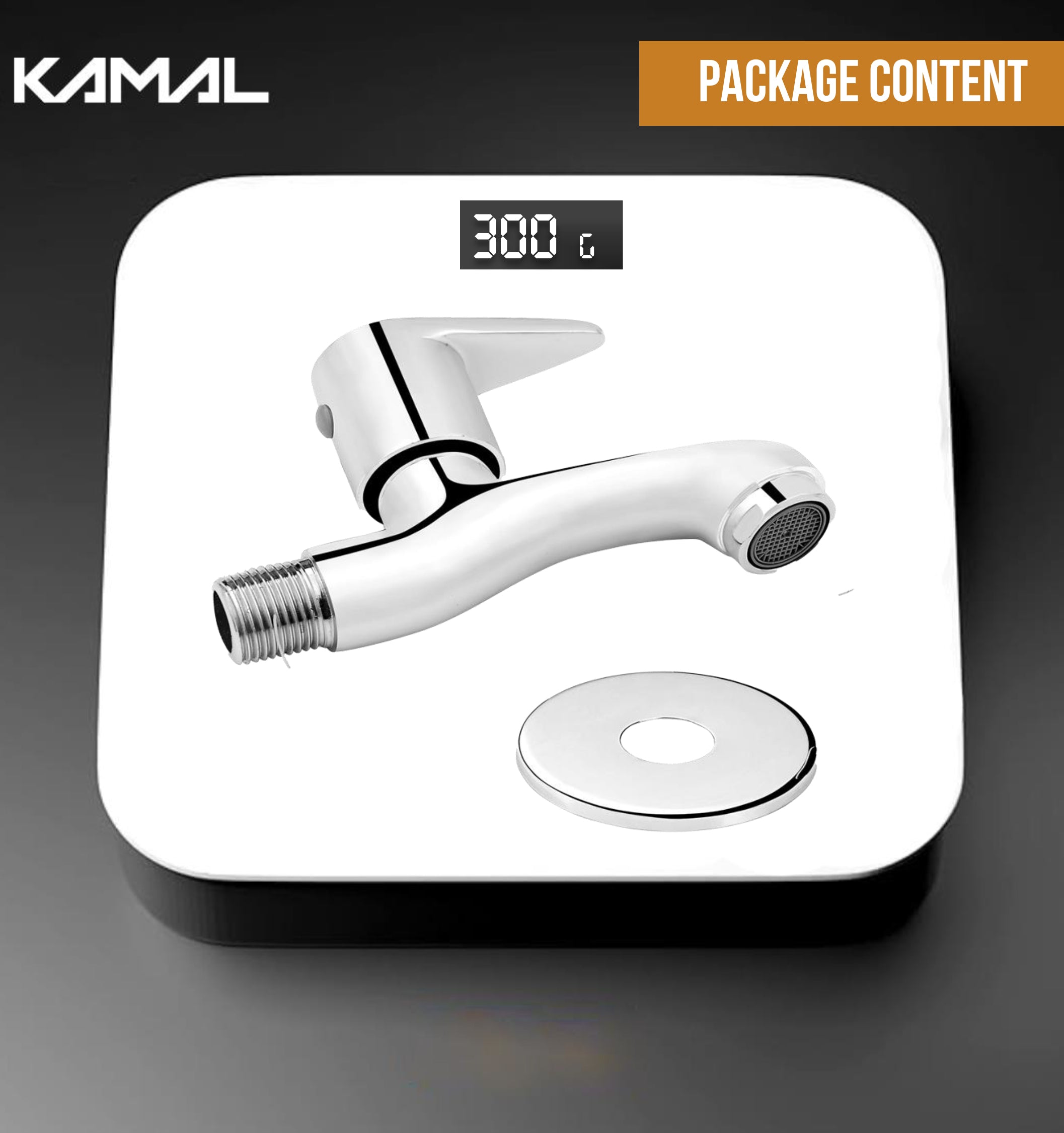 Vignette Bib Tap (Full Brass) - by Kamal