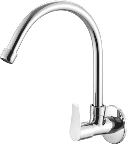Full Brass 180° Swivel Spout Gooseneck Faucet - by Kamal