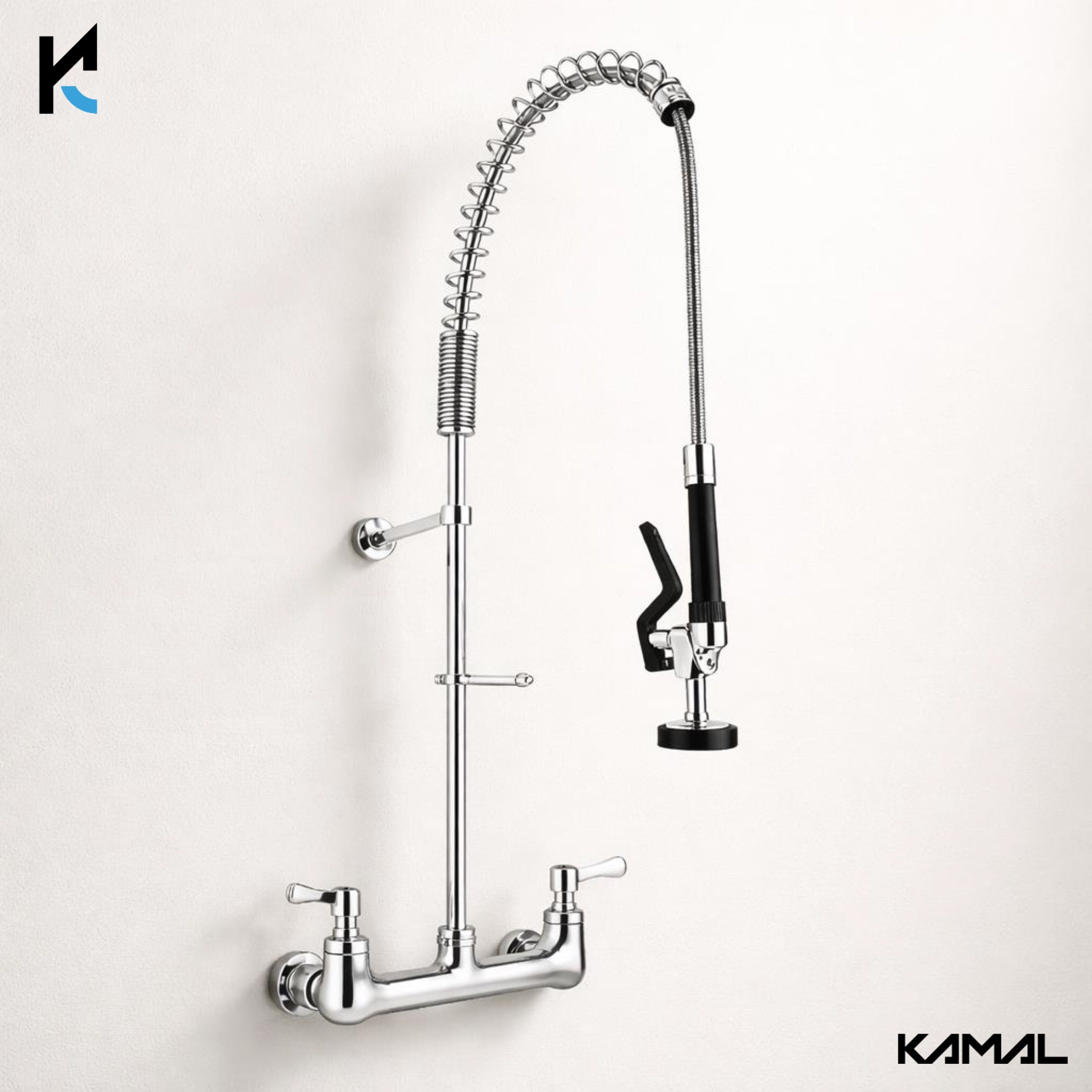 Commercial Pre Rinse Faucet with Sprayer - by Kamal