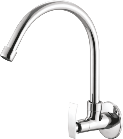 Full Brass 180° Swivel Spout Gooseneck Faucet - by Kamal