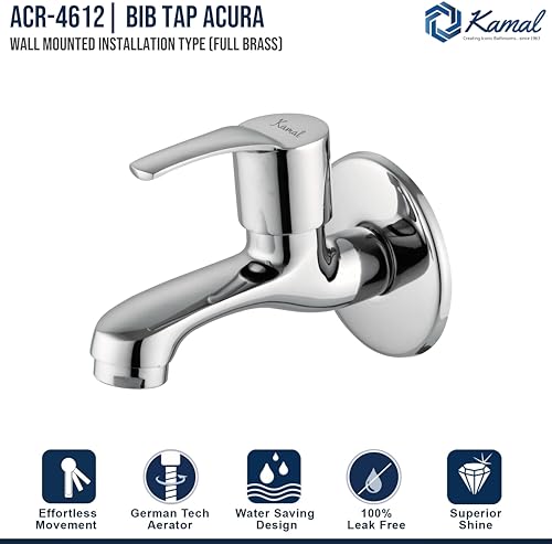 Acura Bib Cock (Full Brass) - by Kamal - Acura - Kamal Bathware