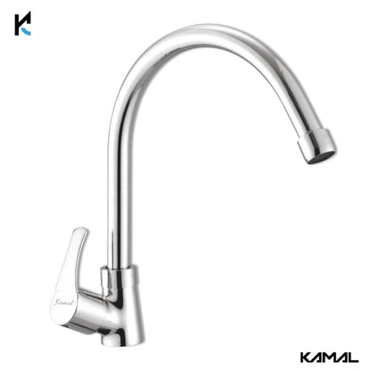 Acura C - Bend Spout Gosseneck Sink Faucet (full brass) - by kamal - Acura - Kamal Bathware