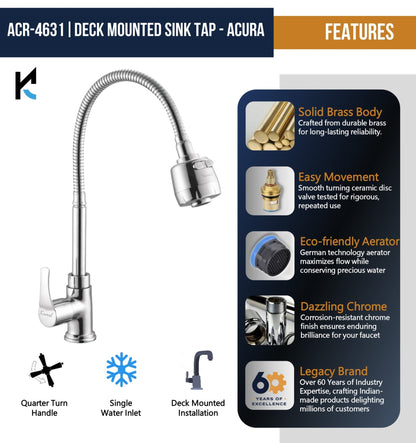 Acura Dual Flow Heavy Body Sink Tap – by Kamal - Acura - Kamal Bathware