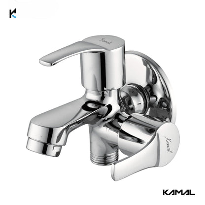 Acura Eco Two Way Bib Tap (Full Brass) - by Kamal - Acura - Kamal Bathware