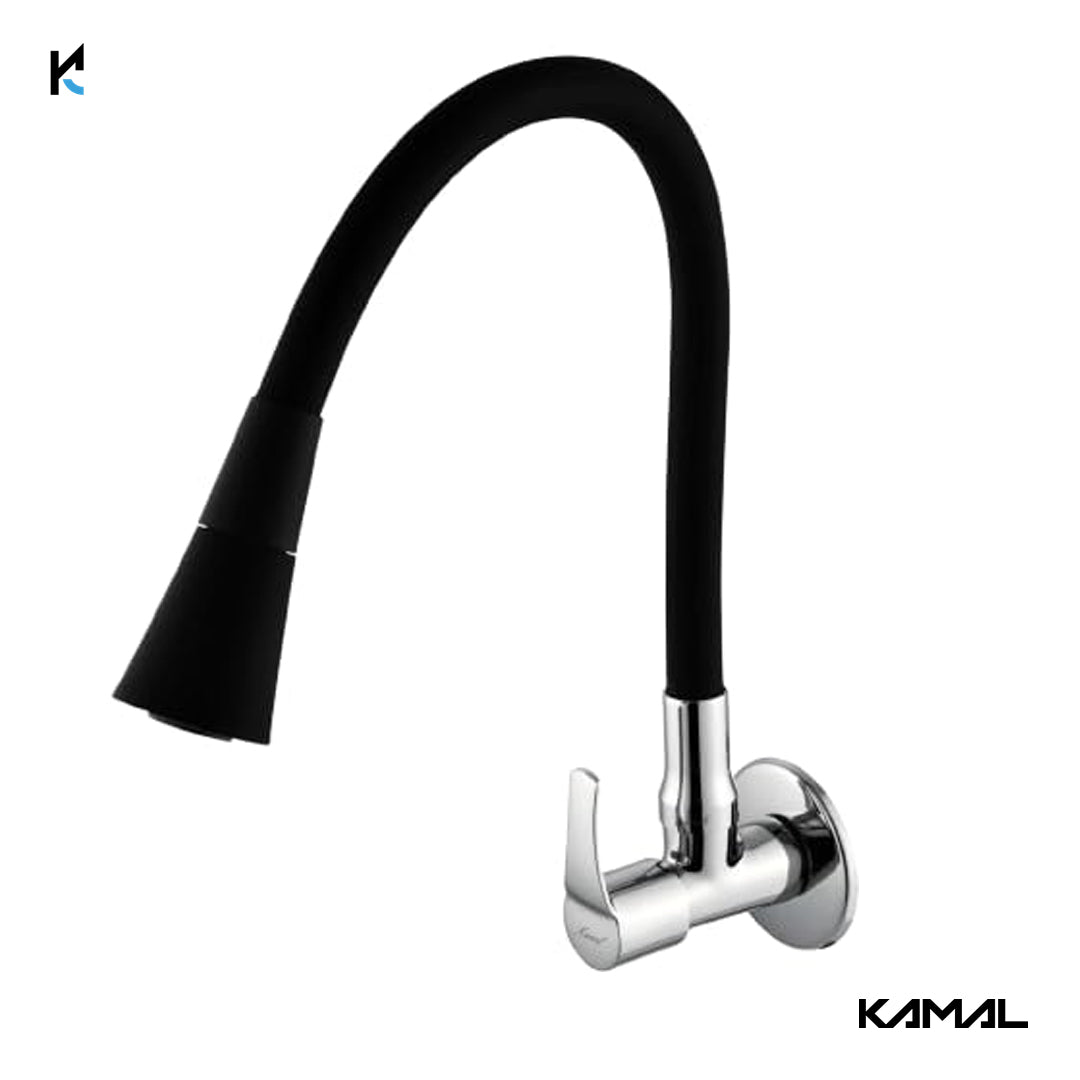 Acura Flexible Sink Tap Brass Faucet Flexo Play (Brass & Silicone) - by Kamal - Kamal Bathware