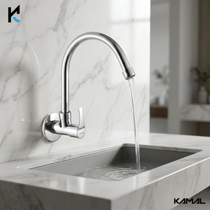 Acura Sink Tap (Full Brass) - by Kamal - Acura - Kamal Bathware