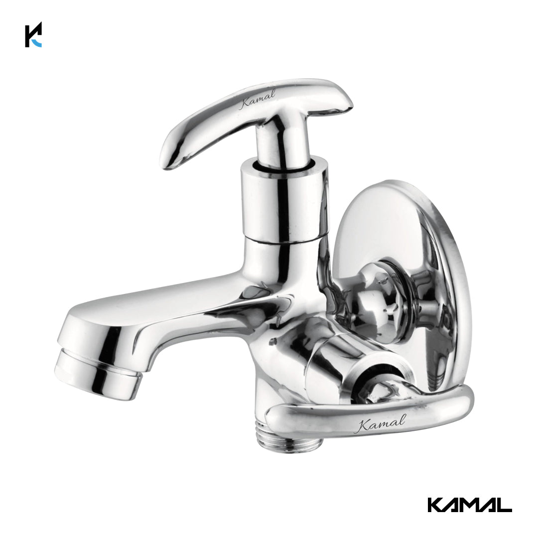 Alto Elite Two Way Bib Tap (Full Brass) - by Kamal - Alto - Kamal Bathware