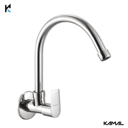Aric Full Brass 180° Swivel Spout Gooseneck Faucet - by Kamal - Aric - Kamal Bathware