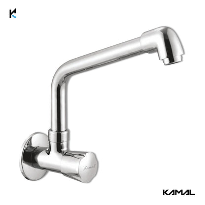 Contessa Neo Sink Tap Elbow Spout (Full Brass) - by Kamal - Contessa Neo - Kamal Bathware