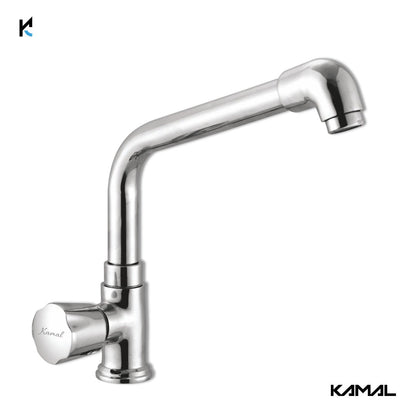 Contessa Neo Swan Neck Elbow Spout (Full Brass) - by Kamal - Contessa Neo - Kamal Bathware