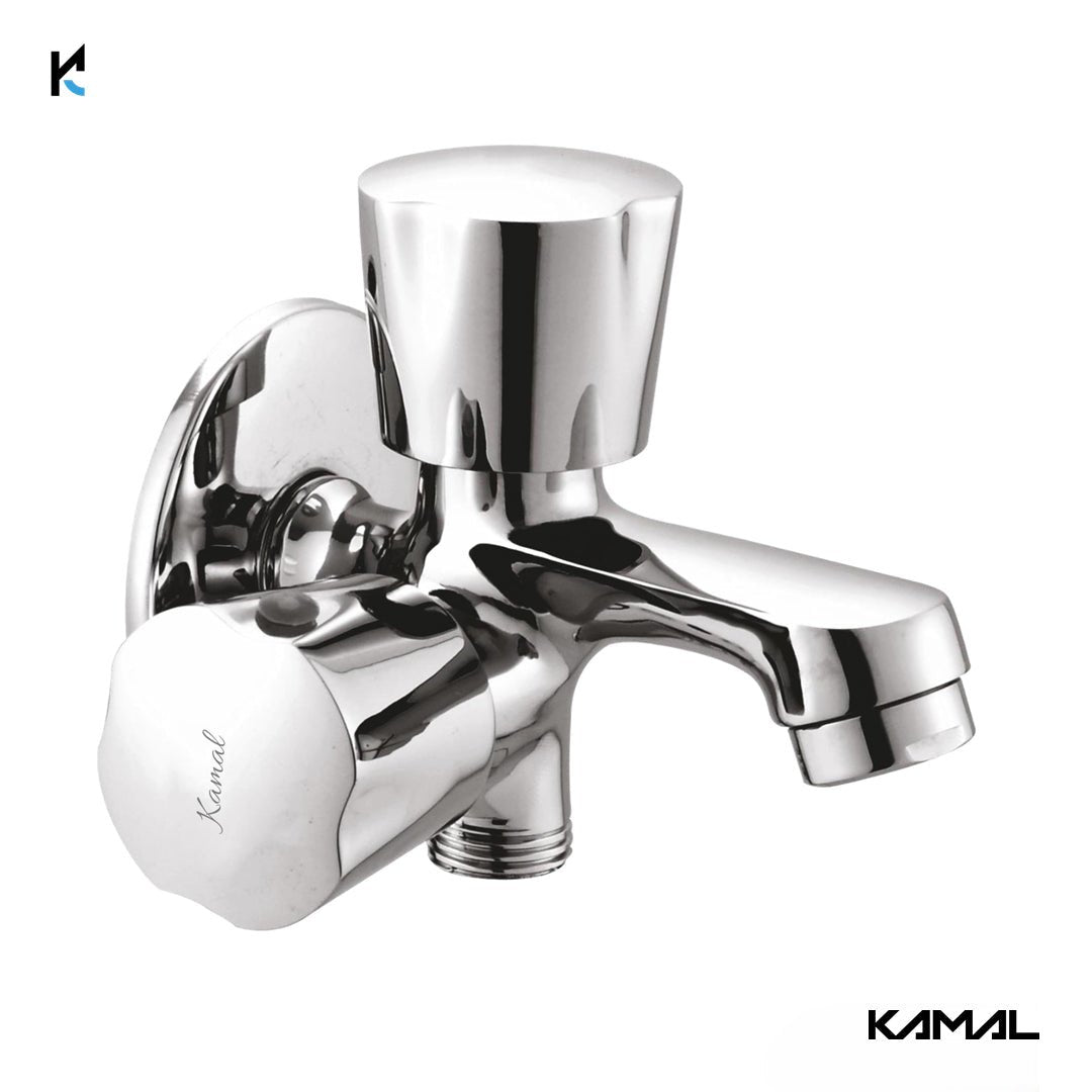 Contessa Neo Two Way Bib Tap (Full Brass) - by Kamal - Contessa Neo - Kamal Bathware