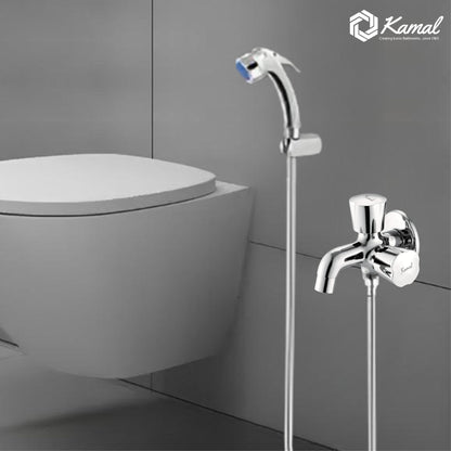 Contessa Neo Two Way Bib Tap (Full Brass) - by kamal - Contessa Neo - Kamal Bathware