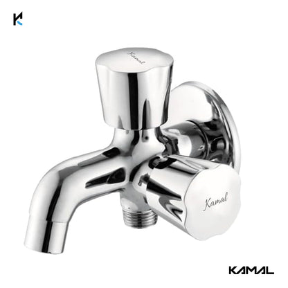 Contessa Neo Two Way Bib Tap (Full Brass) - by kamal - Contessa Neo - Kamal Bathware