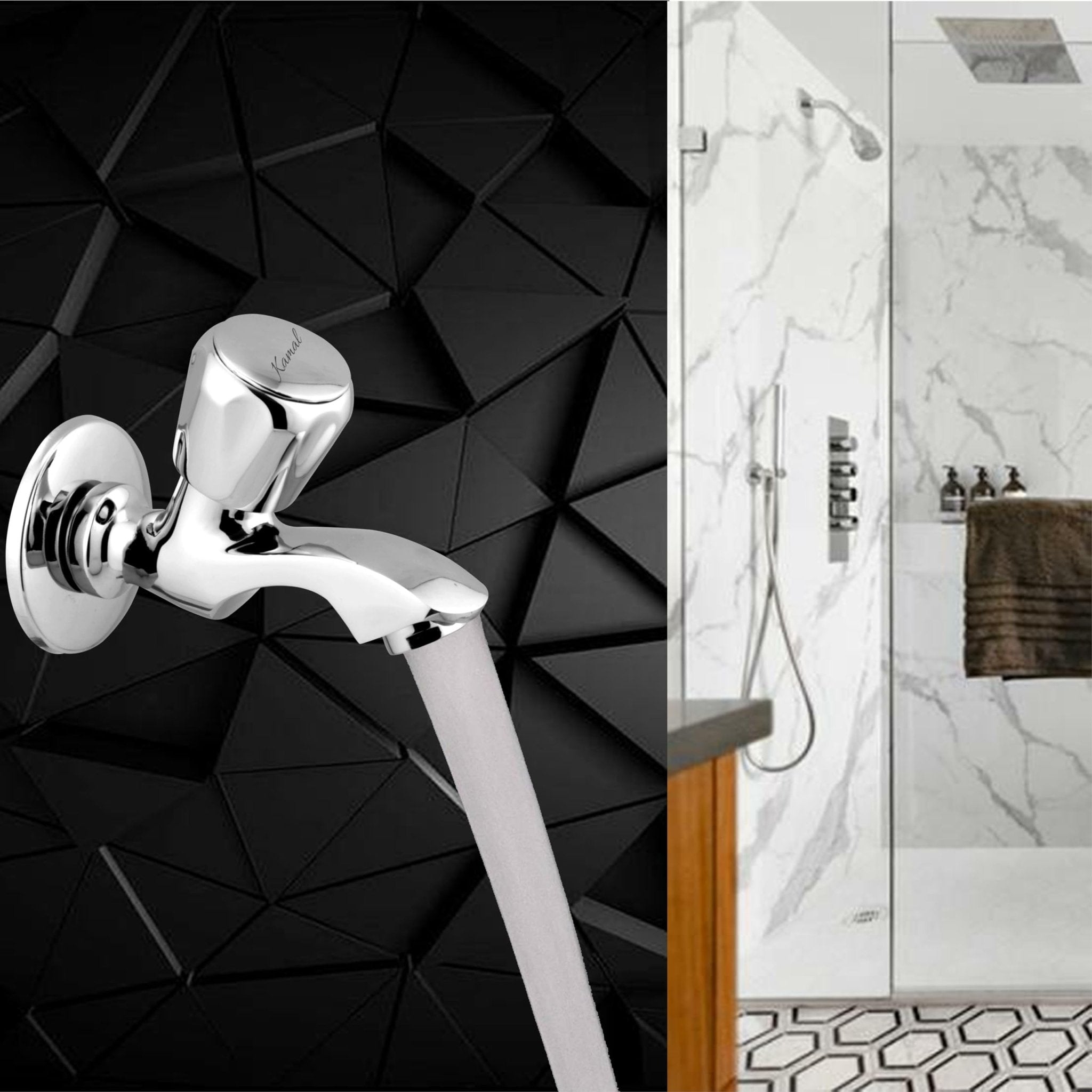 Contessa Prime Bib Tap (Full Brass) - by Kamal - Contessa Prime - Kamal Bathware
