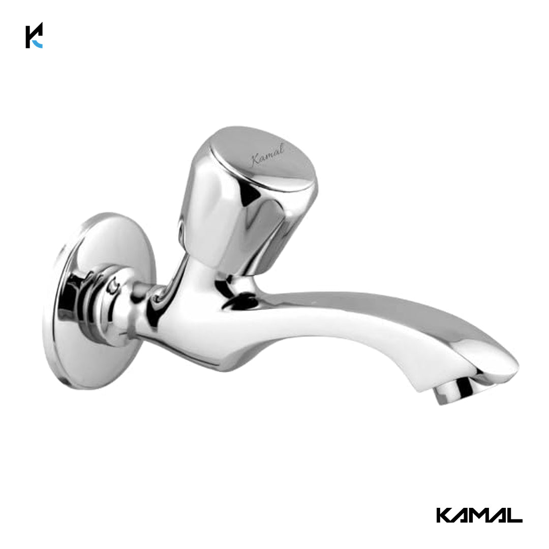 Contessa Prime Long Body Bib Tap (Full Brass) - by Kamal - Kamal Bathware