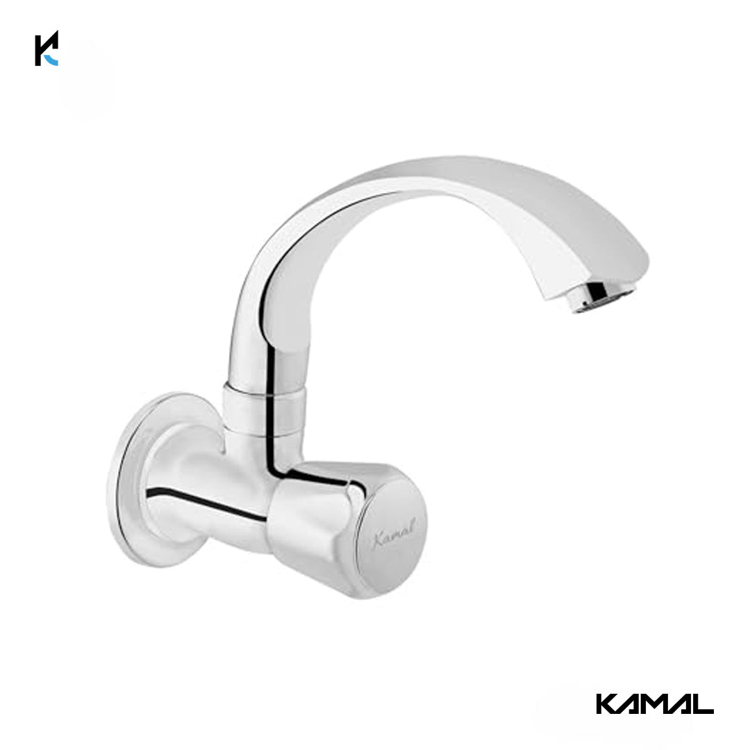Contessa Prime Sink Tap (Full Brass) - by Kamal - Kamal Bathware