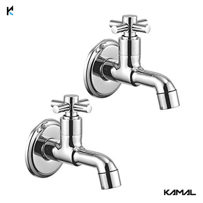 Cross Bib Tap (Full Brass) - by Kamal - Kamal Bathware