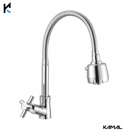 Cross Dual Flow Sink Tap - by Kamal - Cross - Kamal Bathware