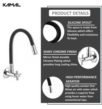Cross Dual Flow Sink Tap – by Kamal - Cross - Kamal Bathware