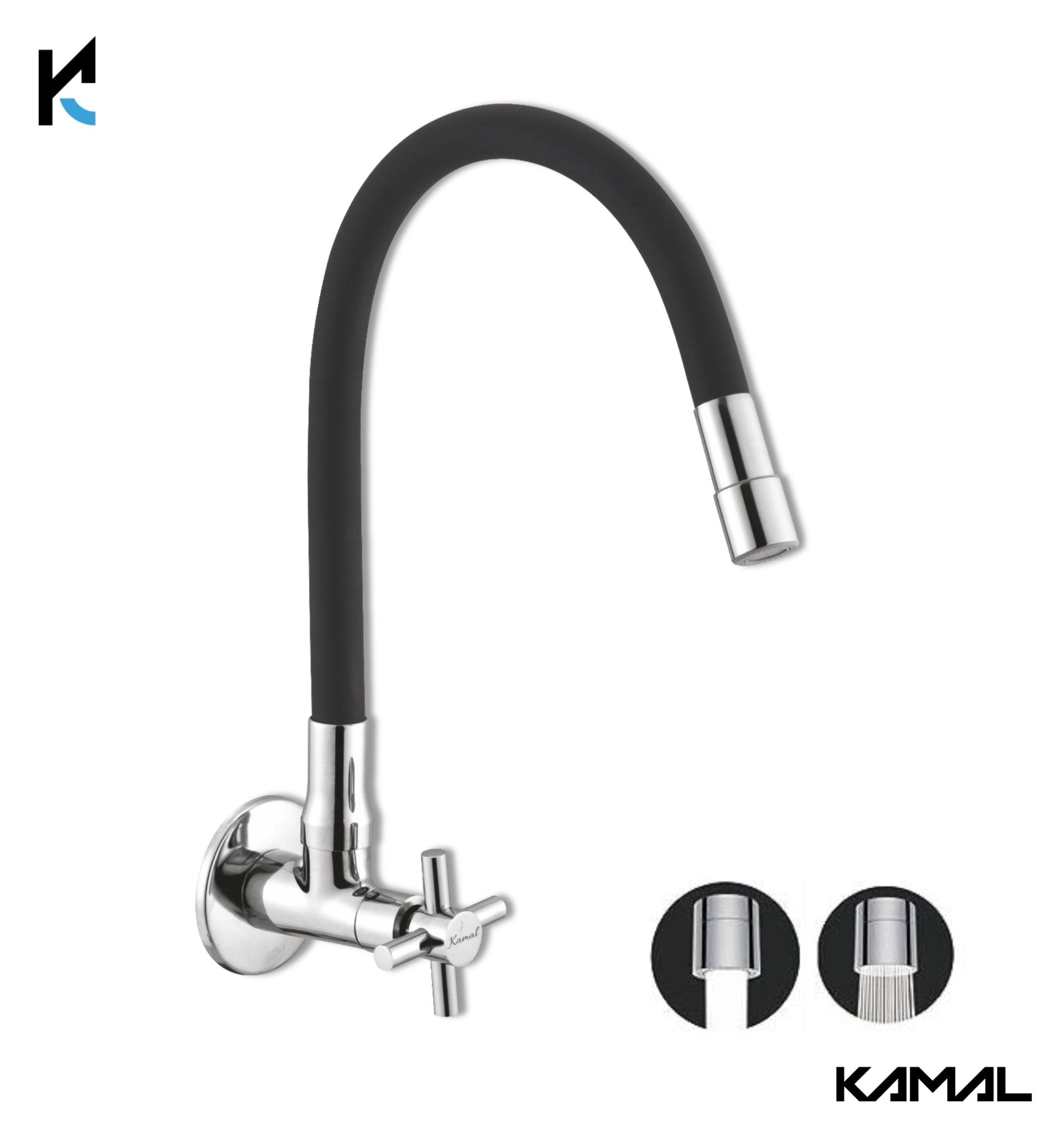 Cross Dual Flow Sink Tap – by Kamal - Cross - Kamal Bathware